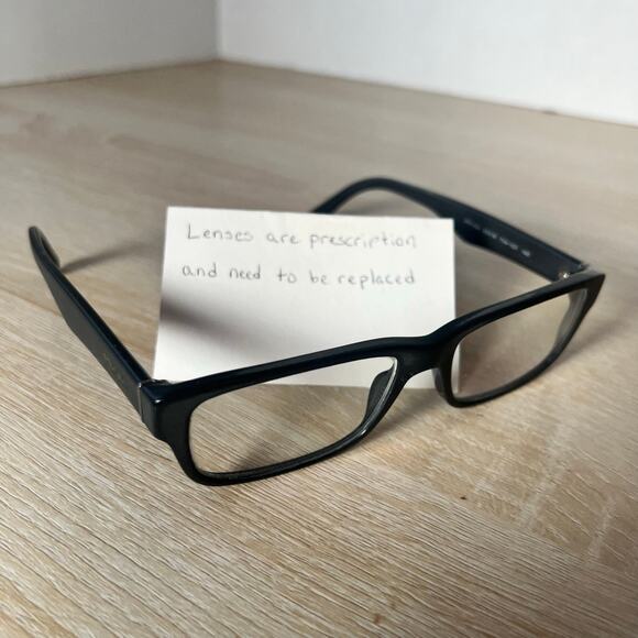 Prada VPR16M TV4-1O1 Eyeglasses Gray Square Frames READ 53-16-140 - Picture 1 of 11